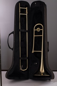 金漆双Bb调和F调次中音长号铜管乐器 - Product Image 6