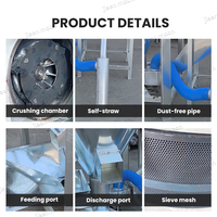 Mélangeur vertical et broyeur d'aliments pour animaux de ferme, machine de production d'aliments pour animaux pour ligne de production d'aliments