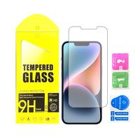 Protecteur d'écran en verre trempé 9H haute transparence anti-rayures pour iPhone 17 16 15 14 13 12 11 Pro Max
