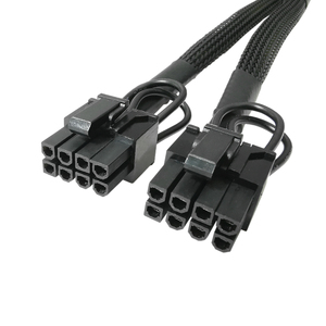28/0. 12ts da rắn Net PCI-Express <span class=keywords><strong>PCIe</strong></span> <span class=keywords><strong>6</strong></span> <span class=keywords><strong>pin</strong></span> để kép <span class=keywords><strong>8</strong></span> (<span class=keywords><strong>6</strong></span> + <span class=keywords><strong>2</strong></span>) <span class=keywords><strong>pin</strong></span> đồ họa Video Card <span class=keywords><strong>Adapter</strong></span> cung cấp điện Cáp 22cm - Product Image 3