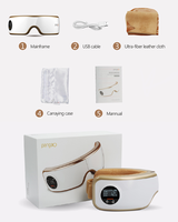 Masque oculaire intelligent à vapeur vibrante magnétique Pangao, appareil de massage des yeux à compresse chaude