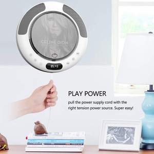 Nuevo Reproductor de CD Inalámbrico 360 °   Sistema de Audio Portátil con Pantalla Giratoria, Altavoz Integrado, Radio FM, Reproductor de MP3 USB/TF, para Hogar y Oficina - Product Image 5