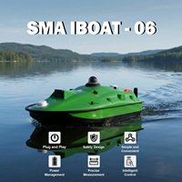 SMAiBoat-06 Véhicule de surface sans pilote (USV) à très faible profondeur de navigation, étanche IP67, pour la surveillance hydrographique des rivières et des lacs