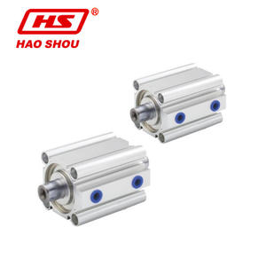 Cilindro Neumático de Doble Efecto y Doble Vástago Serie CQ2 de Tipo Delgado, Fabricado en Taiwán, con Rosca Interna y Anillo Magnético Integrado - Product Image 4