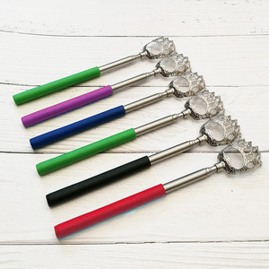 Telescopic Stainless Steel Back Scratcher with Massager, Bear Claw Design, Self-Scratching, Back Scratcher, <b>Gift</b> - Product Image 1