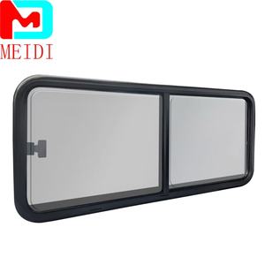 Vente en gros de fenêtres latérales coulissantes en verre acrylique simple face avec cadre en alliage d'aluminium pour caravanes, camping-cars et accessoires de camping-cars - Product Image 2