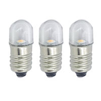 HoneyFly T10 Indicateur LED Ampoule E10 Vis DC 1W 3V 4.5V 6V 12V 24V 2835SMD 100LM Signal Lampe Éclairage pour Torche 3000k 6500k