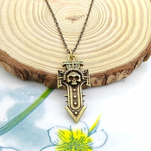 CLBX Starforged per Warhammer 40K merce indomabile spedizione ciondolo portachiavi collana Figaro forma a croce principalmente - Product Image 2