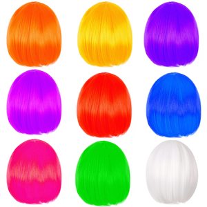 Perruques courtes synthétiques <span class=keywords><strong>pas</strong></span> chères pour déguisements de <span class=keywords><strong>carnaval</strong></span>/Halloween - Product Image 4