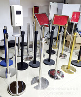 Barrière de sécurité rétractable en acier inoxydable, protection IP67, indice d'impact M40, autoportante pour aéroport, banque, hôtel