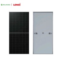 Panneaux solaires Longi Himo X10 640W 645W 650W 655W 660W 665W 670W monocristallins bifaciaux double vitrage type N pour la maison