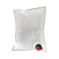 Plastic Bag In Box Tap Bags Customizable Options Plastic Type Transparent Packaging Bag In Box With Spout Valve / Tap For Water Bag Milk Bags