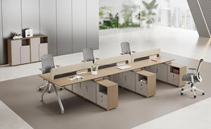 Bàn làm việc thiết kế nội thất <span class=keywords><strong>2025</strong></span> thiết kế mới bàn với chân kim loại ngăn kéo tùy chỉnh cho không gian văn phòng - Product Image 2