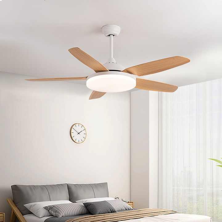 Đèn quạt trần sáng tạo hiện đại Bắc Âu đơn giản cho phòng ăn gia đình phòng khách phòng ngủ đèn chùm có đèn LED trực tiếp từ nhà máy