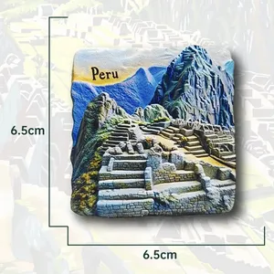Imanes 3D para Refrigerador de Machu Picchu, Perú, América del Norte, Recuerdo Turístico, Colección de Pegatinas Magnéticas, Regalo Artesanal - Product Image 3