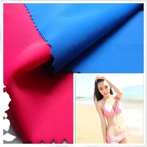 82% nylon 18% spandex tessuto/tessuto opaco per costumi da bagno/4 way stretch tessuto a maglia