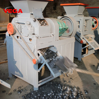 Machine de briquetage à rouleaux à haute vitesse VEGA800 pour charbon de bois, poussière de charbon, coques de riz, sciure de bois, capacité 500 kg/h, avec moteur