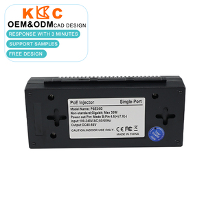 Adaptador PoE Gigabit de un Solo Puerto, Inyector de Energía a Través de Ethernet de 30 W, Diseño de Montaje en Pared, Salida de Energía Estable - Product Image 1