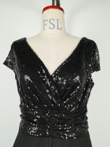 Nouveau style robes de demoiselles <span class=keywords><strong>d</strong></span>'<span class=keywords><strong>honneur</strong></span> col de mariage en mousseline de soie épissage paillettes longues robes femmes robes pour femmes robes de soirée - Product Image 5