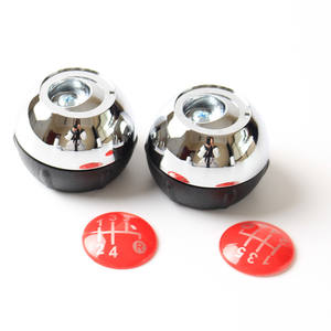 Pommeau de levier de vitesse de voiture rouge miroir 6 vitesses Fiat en alliage d'aluminium design ergonomique - Product Image 5