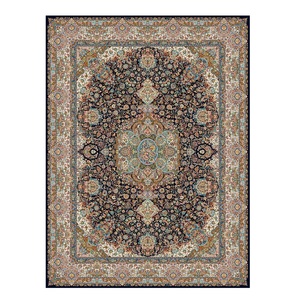 Alfombra de seda persa de gama alta, alfombra de área lujosa hecha a mano, textura suave, patrón intrincado fino, suave y duradero para el hogar - Product Image 3