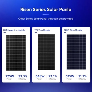 Panel Solar Risen HJT N-type Hyper-ION Pro 720w 725w 730w 735w 740W RSM132-8-720-740BHDG para Techos Industriales y Comerciales en la UE - Product Image 5