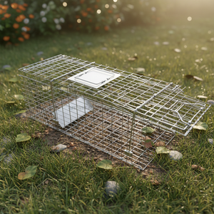 Piège pliable en métal écologique et durable pour la capture vivante humaine des ratons laveurs et des renards - pour restaurants et hôtels - Product Image 6