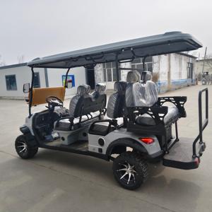 Carrito de Golf de 4 Plazas con Cámara de Visión Trasera, Asientos de Lujo y Neumáticos para Uso en Campos y Clubes - Product Image 2