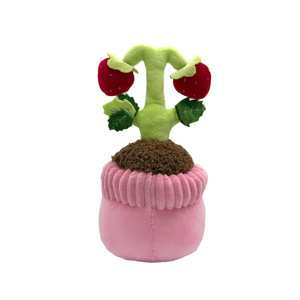 Strawberry Potted Plant Plush <b>Toy</b> <b>Soft</b> <b>Stuffed</b> Decor For Kids Room Ornament - Product Image 4