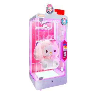 2022 new video game Durable using low price picking doll catching slot coin operated game clip doll machine