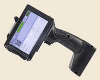 Imprimante à jet d'encre portable TIJ T110E-H Imprimante industrielle d'étiquettes de codes-barres de bouteilles de date de carte avec écran tactile 600X600 Dpi