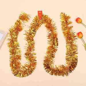ของตกแต่งต้นคริสต์มาสแบบใหม่จากสหรัฐอเมริกา รุ่น Mairun 406 ประดับด้วยเส้นดิ้นและกลิตเตอร์ พลาสติกผ้ารูปทรงกลม สำหรับตกแต่งงานปาร์ตี้ - Product Image 3