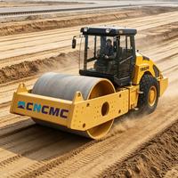 Compacteur de sol robuste CNCMC TRS20, 20 tonnes, à tambour unique, moteur Weichai, Kawasaki, pour grands projets de construction