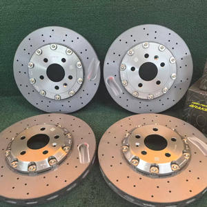 Disco de freno delantero de cerámica de carbono 380x34 370x34 para BMW M5 <span class=keywords><strong>M8</strong></span> / Audi RS6 <span class=keywords><strong>RS7</strong></span> y AMG G63, mejora de rotor CCB 380*34D64 380*32D68 12V - Product Image 2