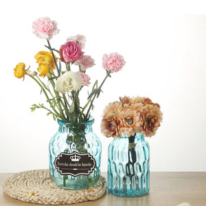 Jarrón Moderno de Vidrio Transparente con Flores Pequeñas, Jarrón Decorativo para Centros de Mesa de Boda - Product Image 2