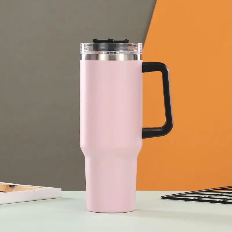 짚으로 스테인레스 스틸 컵 재사용 가능한 이중 벽 Coffe 이중 벽 선물 상자 세트 어린이 차 캔 냉동 매직 컵