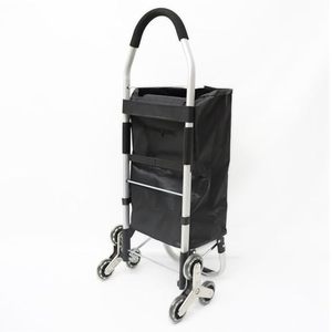 Chariot à main pliable 3 en 1 robuste avec chariot d'épicerie à 6 roues, sac étanche portable pour le déplacement, le camping - Product Image 3