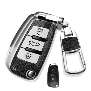 Funda para Llave de Coche Plegable Especialmente Diseñada para <span class=keywords><strong>Audi</strong></span> Q3 Q2L <span class=keywords><strong>A1</strong></span> A3 Q7 A6L Antiguo, Hebilla de Llave de Alta Gama, Repuestos de Coche - Product Image 1
