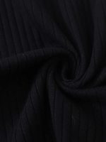 Vente en gros Spandex coton manches courtes col rond manches courtes tricot côtelé t-shirt robe Fitness été femmes décontracté t-shirt robe