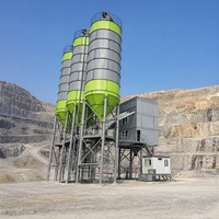 Centrale à béton stationnaire Zomlion avec trémie pour la construction routière et la production de béton prêt à l'emploi