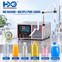 Machine de remplissage automatique de bouteilles de bureau à commande numérique, remplisseuse à buse unique pour les contenants de boissons, détergents et parfums