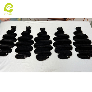 Großhandel billige Echthaar verlängerung Anbieter, brasilia nische Echthaar Web bündel, 12a Klasse doppelt gezogene Bündel mit Verschluss - Product Image 4