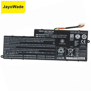 Acer Aspire V5-122P için yeni AC13C34 Laptop batarya V5-132 E3-111 E3-112 ES1-111M MS237 KT.00303.005 11.4V 2640mAh 30WH AC13C34 - Product Image 1
