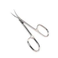Ciseaux à cuticules professionnels courbés de 9,4 cm, coupe-ongles russes, coupe-callosités, pinces à ongles, tondeuses