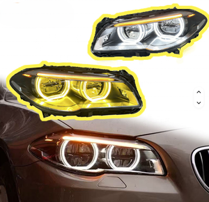 Faro Delantero LED para <span class=keywords><strong>BMW</strong></span> F10 Serie 5 2011-<span class=keywords><strong>2017</strong></span>, Lente de Proyector, 12V DRL 8000K, Nuevo para <span class=keywords><strong>520i</strong></span> 530i 535i 525i - Product Image 3