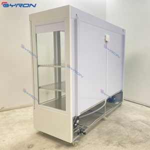 <span class=keywords><strong>Vitrine</strong></span> commerciale pour fleurs, réfrigérateur à porte vitrée, réfrigérateur pour fleurs, couleur blanche, quatre portes - Product Image 5