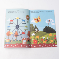 Livre d'activités Montessori sensoriel et silencieux pour tout-petits, portable pour les voyages, avec scènes autocollantes réutilisables, vente en gros