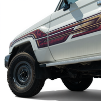 Autocollant latéral de carrosserie de voiture 2022, lettres en PVC pour pièces de voiture d'occasion Land Cruiser LC79/LC70 Z-CHOI