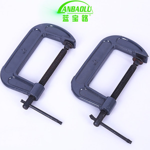 Abrazaderas de hierro maleable Anbaolu tipo C de 6 y 8 pulgadas, abrazaderas tipo G para carpintería de uso general - Product Image 1