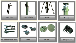 Мобильная телескопическая мачта-вышка на колесах из алюминия, 20 м, для обслуживания коров - Product Image 4